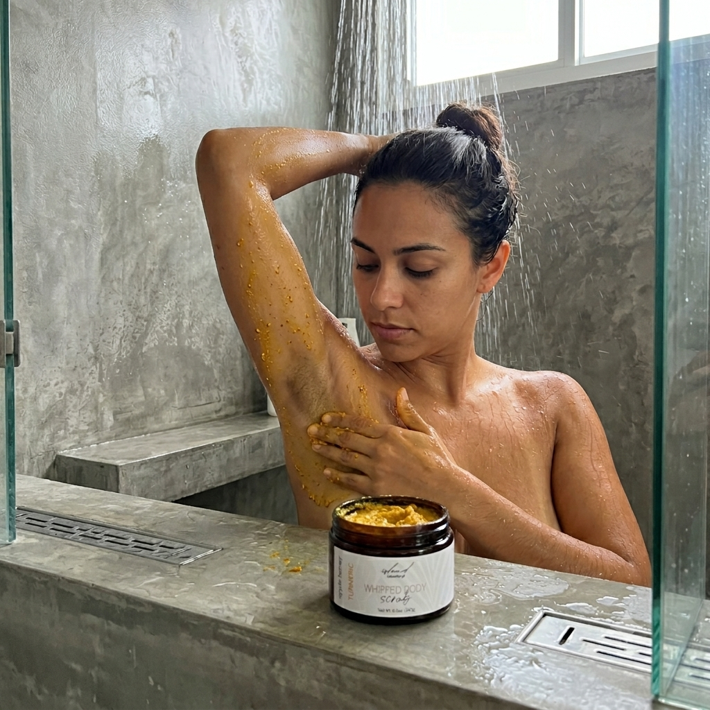 turmeric scrub 