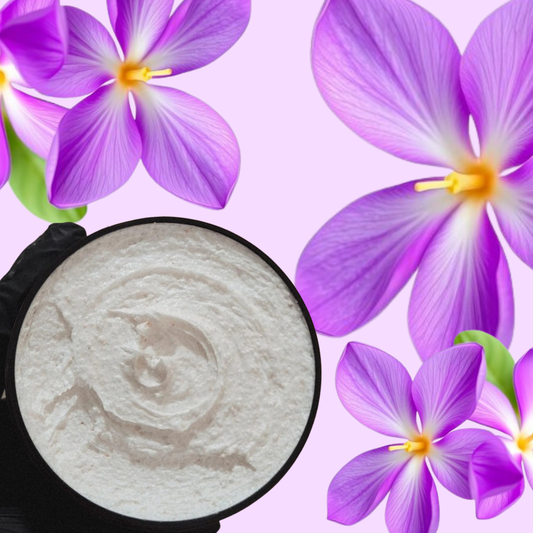 violet jasmine fragance luxury scrub vip